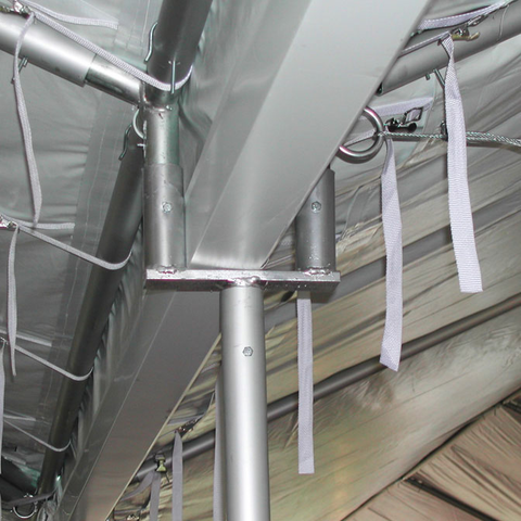 Rain Gutter Fitting for West Coast Frame Tent