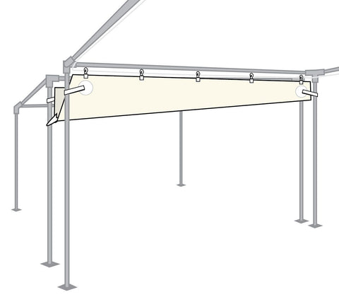 10' Rain Gutter for West Coast Frame Tent