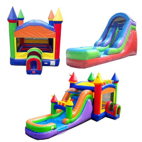 Rainbow Commercial Inflatable Trio