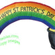 8' Air Blown Inflatable St. Patrick's Day Rainbow Arch With Pot Of Gold