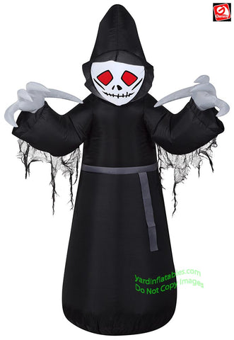 4' Gemmy Airblown Inflatable Halloween Scary Reaper