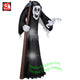 7' Gemmy Airblown Inflatable Grim Reaper Holding Sickle