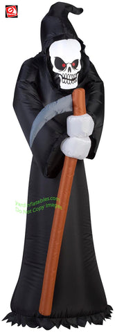 5' Gemmy Airblown Inflatable Grim Reaper w/ Sickle