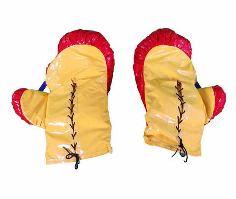 Red Replacement Boxing Gloves for Inflatable Boxing Ring