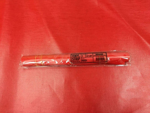 Moose Supply Solid Red Vinyl Strip 12" x 60"