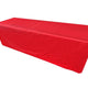 Vinyl 8' Banquet Table Cover, Solid Red