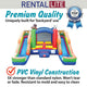 Rental Lite Sports Inflatable Double Water Slide Bounce House with Blower
