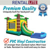 Image of Rental Lite Tropical Bounce House Slide Combo with Non-Removable Pool