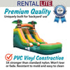 Image of 12' Rental Lite Tropical Inflatable Water Slide with Blower