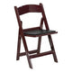Mahogany Resin Folding Chairs