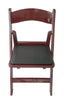 Image of Mahogany Resin Folding Chairs