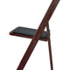 Mahogany Resin Folding Chairs