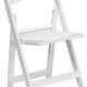 White Resin Folding Chairs by Party Tents