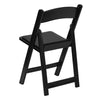 Image of Black Resin Folding Chairs