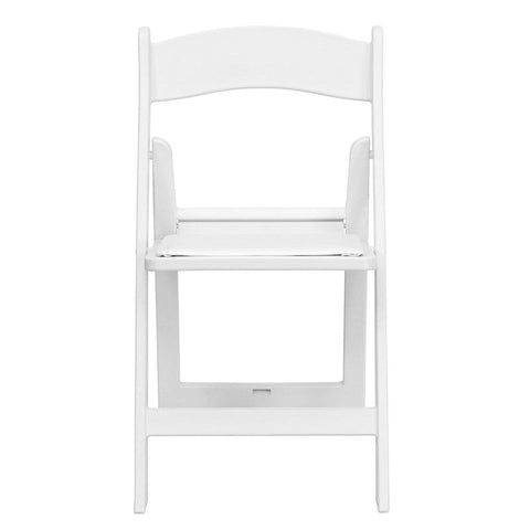 White Resin Folding Chairs