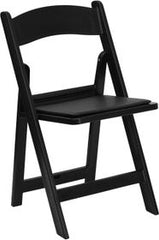 Black Resin Folding Chairs