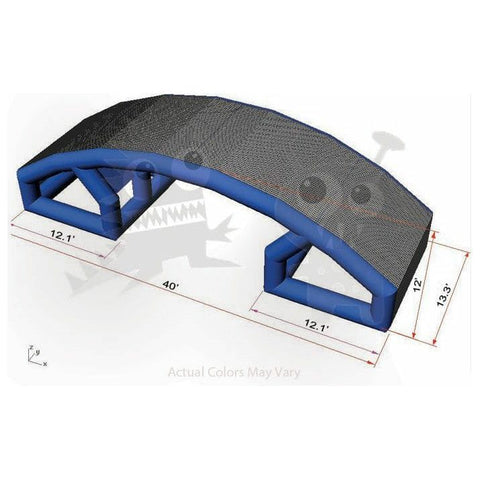 Rocket Inflatables Big Games 12'H Water Balloon Launcher Double Station by Rocket Inflatables 781880248941 SPO-WLAUNCH/WAT-WLAUNCH