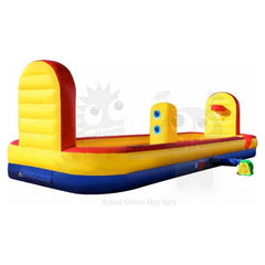 Rocket Inflatables Commercial Bouncers 10'H Sports Inflatable Tug and Dunk Basketball Bungee Game by Rocket Inflatables 781880231769 SPO-TD2P3010 10'H Sports Inflatable Tug Dunk Basketball Bungee Game Rocket