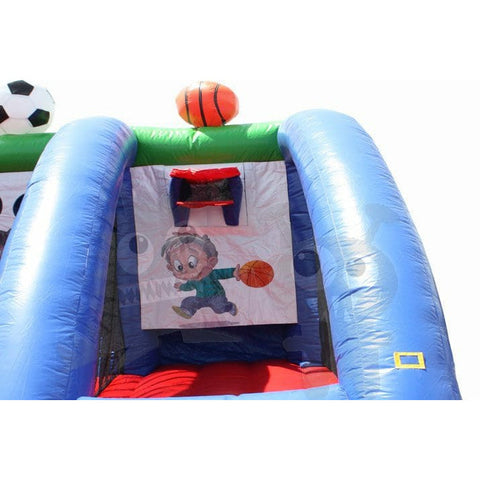 Rocket Inflatables Commercial Bouncers 14'H Inflatable Sports 3-in-1 Sports Activity Center by Rocket Inflatables 8'H Commercial Grade Inflatable Knock Archery Game Rocket Inflatables