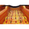 Image of Rocket Inflatables Commercial Bouncers Inflatable Orange Marble Dry Slide – Front Load Double Lane by Rocket Inflatables 781880231912 SLD-CCS28222 Orange Marble Dry Slide Front Load Double Lane Rocket Inflatables