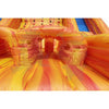 Image of Rocket Inflatables Commercial Bouncers Inflatable Orange Marble Dry Slide – Front Load Double Lane by Rocket Inflatables 781880231912 SLD-CCS28222 Orange Marble Dry Slide Front Load Double Lane Rocket Inflatables