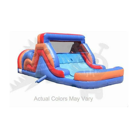 Rocket Inflatables Inflatable Bouncers 11'H Commercial Inflatable Obstacle Course Wet/Dry Slide- End Load- Multiple Lane by Rocket Inflatables 30′ Commercial Inflatable Obstacle WetDry Slide End Load Multiple Lane