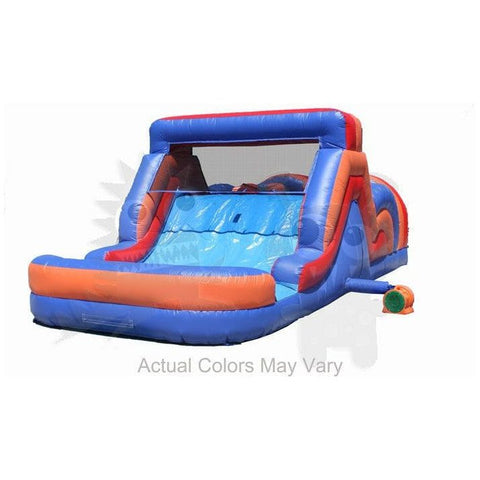 Rocket Inflatables Inflatable Bouncers 11'H Commercial Inflatable Obstacle Course Wet/Dry Slide- End Load- Multiple Lane by Rocket Inflatables 781880232407 OBS-30 11'H Commercial Inflatable Obstacle WetDry Slide EndLoad Multiple Lane