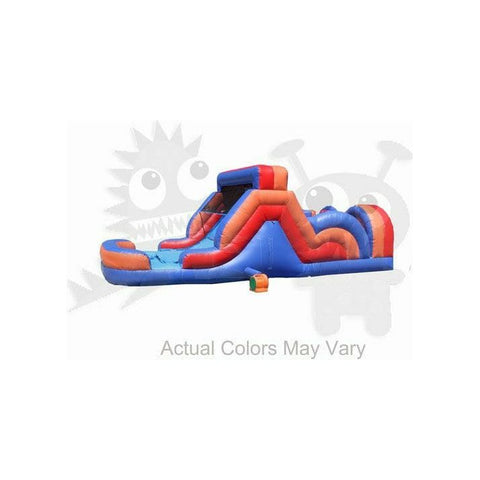 Rocket Inflatables Inflatable Bouncers 11'H Commercial Inflatable Obstacle Course Wet/Dry Slide- End Load- Multiple Lane by Rocket Inflatables 781880232407 OBS-30 11'H Commercial Inflatable Obstacle WetDry Slide EndLoad Multiple Lane