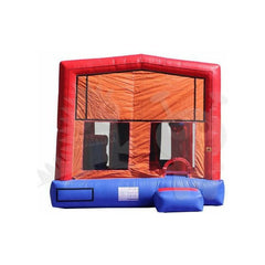 Rocket Inflatables Inflatable Bouncers 14.6'H 5-in-1 Orange & Blue Combo with Slide, Climbing Wall & Hoop by Rocket Inflatables COM-C5 14.6'H 5-in-1 Orange & Blue Combo with Slide, Climbing Wall & Hoop by Rocket Inflatables SKU# COM-C5