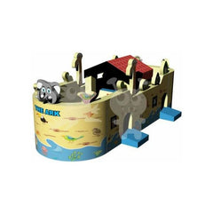 14′H 3-D Noah’s Ark Inflatable Combo with Obstacles & Slide by Rocket Inflatables
