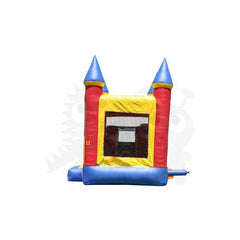 14'H Inflatable Mini Castle 5-in-1 Module Wet/Dry Combo Jumper, Slide Pool, Climbing Wall, and Basketball Hoop by Rocket Inflatables