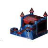 Image of Rocket Inflatables Inflatable Bouncers 15.8'H Inflatable Castle 6 in 1 Patriot Module Combo Jumper, Slide Pool, Climbing Wall, and Basketball Hoop on inside and outside by Rocket Inflatables COM-660-2 15.8'H Inflatable Castle 6in1 Patriot Module Combo Rocket Inflatables