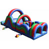 Image of Rocket Inflatables Inflatable Bouncers 15'H Commercial Inflatable Obstacle Course Wet/Dry Slide – End Load- Multiple Lane by Rocket Inflatables 15'H Inflatable Obstacle WetDry Without Slide End Load Multiple Lane