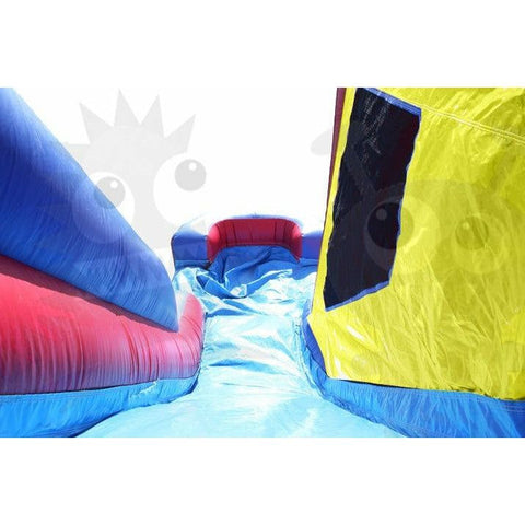 Rocket Inflatables Inflatable Bouncers 16'H 6-in-1 Inflatable Combo Jumper, Slide Pool, Climbing Wall, and Basketball Hoop by Rocket Inflatables COM-650 16'H 6-in-1 Inflatable Combo Jumper, Slide Pool, Climbing Wall, and Basketball Hoop by Rocket Inflatables SKU#COM-650