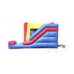 16'H 6-in-1 Inflatable Combo Jumper, Slide Pool, Climbing Wall, and Basketball Hoop by Rocket Inflatables