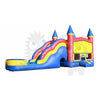 Image of 16'H Inflatable Castle Combo Wet/Dry with Pool Slide, & Basketball Hoop SKU#COM-500