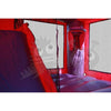 Image of Rocket Inflatables Inflatable Bouncers 16'H Inflatable Pink & Purple Castle Point Combo with Inside Slide & Hoop by Rocket Inflatables COM-C41 16'H Inflatable Pink & Purple Castle Point Combo with Inside Slide & Hoop by Rocket Inflatables SKU# COM-C41