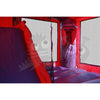 Image of Rocket Inflatables Inflatable Bouncers 16'H Inflatable Pink & Purple Castle Point Combo with Inside Slide & Hoop by Rocket Inflatables COM-C41 16'H Inflatable Pink & Purple Castle Point Combo with Inside Slide & Hoop by Rocket Inflatables SKU# COM-C41