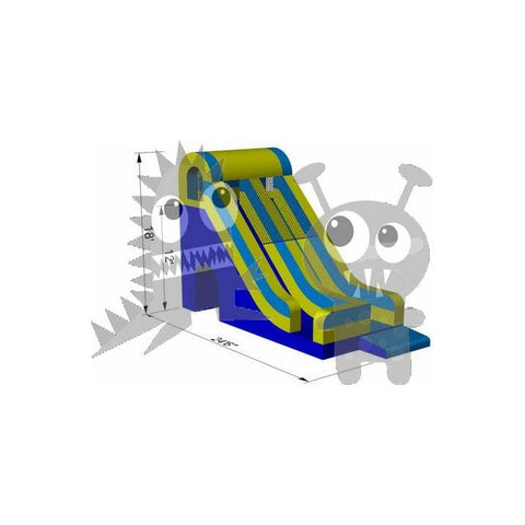 Rocket Inflatables Inflatable Bouncers 18′H In Ground Pool Water Slide Wet/Dry by Rocket Inflatables 781880225829 WAT-PS2518 18′H In Ground Pool Water Slide Wet/Dry Rocket Inflatables #WAT-PS2518