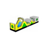 Image of Rocket Inflatables Inflatable Bouncers 3 piece Commercial Inflatable Toxic Rush Obstacle Course – Multiple Lane by Rocket Inflatables 781880232339 OBS-3729/OBS-TOX3729 3 piece Commercial Inflatable Toxic Rush Obstacle Course Multiple Lane