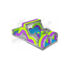 Image of Rocket Inflatables Inflatable Bouncers 30′ Green, Purple, & Gray Marble Commercial Inflatable Obstacle Course Wet/Dry Slide – End Load- Multiple Lane by Rocket Inflatables 781880232391 OBS-30-PUR/GRN/GRYMAR 30′ Commercial Inflatable Obstacle WetDry Slide End Load Multiple Lane