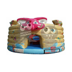 8'H 3-D Noah’s Ark Inflatable Combo with Obstacles & Slide by Rocket Inflatables