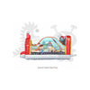 Image of Rocket Inflatables Inflatable Bouncers City Indoor Playground with Obstacles & Hoop by Rocket Inflatables 781880232445 PG-LB1515