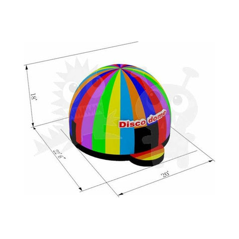 Rocket Inflatables Inflatable Bouncers Inflatable Commercial Disco Dance Dome by Rocket Inflatables