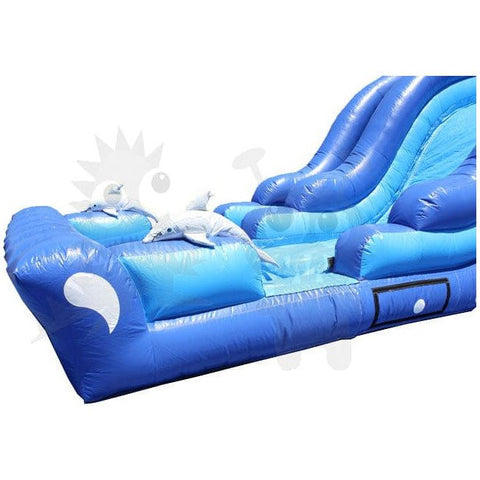 Rocket Inflatables Slides 20′H Dolphin Wave Wet/Dry Water Slide – Single Lane by Rocket Inflatables 20′H Octopus Wave Wet/Dry Water Slide Single Lane Rocket Inflatables