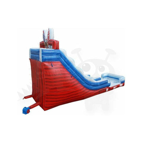 Rocket Inflatables Slides 20′H Patriot Wet/Dry Slide by Rocket Inflatables 781880229575 WAT-3520-Eagle/WAT-2718-Eagle