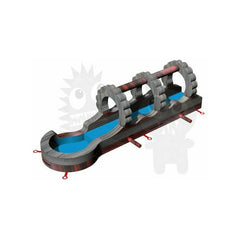 10'H Lava Commercial Slip Slide & Dip with Pool Single Lane by Rocket Inflatables