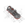 Image of Rocket Inflatables SLIP N SLIDE 10'H Lava Slip Slide & Dip with Pool – Double Lane by Rocket Inflatables 781880231936 WAT-SSD3611-LAVA 10'H Lava Slip Slide & Dip with Pool Double Lane by Rocket Inflatables