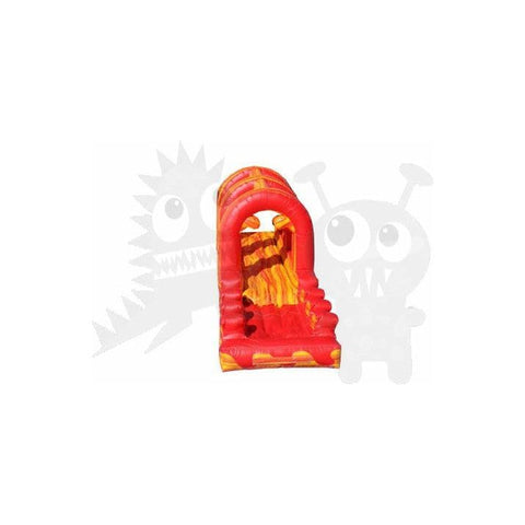 Rocket Inflatables SLIP N SLIDE 10'H Orange Marble Slip & Slide Single Lane by Rocket Inflatables 781880232001 WAT-SSS27-ORGMAR