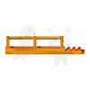 Image of Rocket Inflatables SLIP N SLIDE 10'H Orange Marble Slip & Slide Single Lane by Rocket Inflatables 781880232001 WAT-SSS27-ORGMAR
